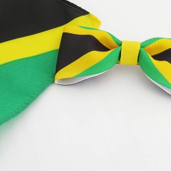Jamaica Flag Hair Bow Girls Women Multicultural Accessories Hair Decor main image 3